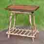 rustic furniture adirondack twig home garden camp