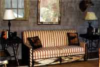 rustic sofa, custom rustic furniture, rustic couch