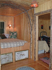 rustic interior elements adirondack custom home