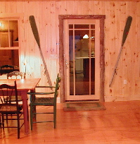 log trim, log molding, rustic interiors