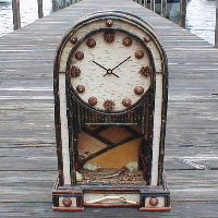 rustic clocks, rustic furniture, unique clocks