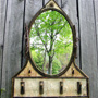 custom rustic furniture birch mirror twig frame