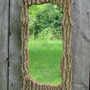 rustic mirrors, rustic frames, birch bark