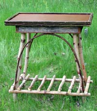 rustic furniture adirondack twig home garden camp