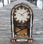 rustic table clock adirondack twig birch bark